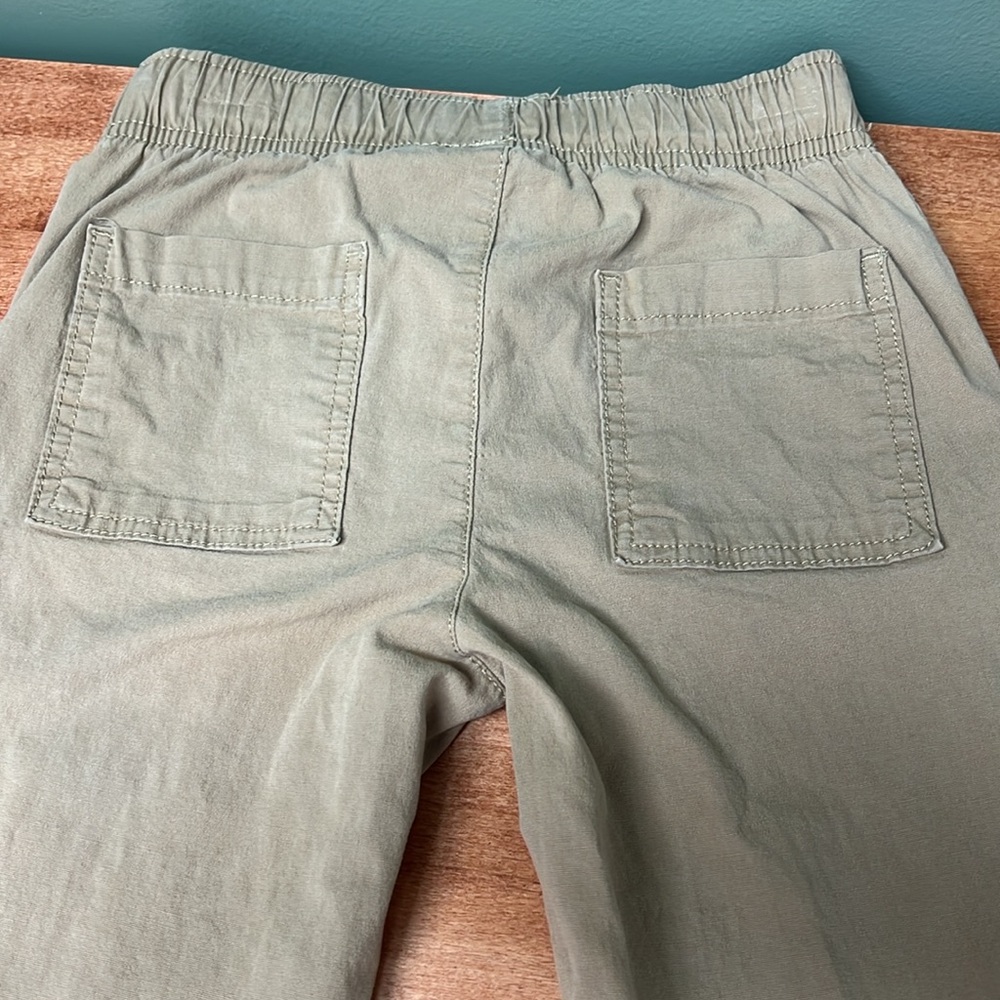 The children’s place Boys size 7 khaki pants joggers, with drawstring-EUC - Picture 4 of 6